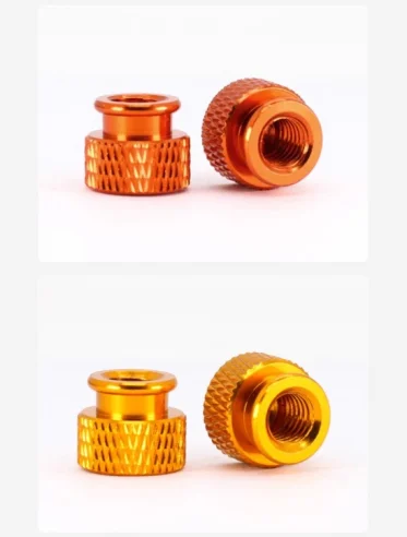 Colorful Aluminum Thumb Nut Flange Nut Step Flat Knurled Thumb Nut M3 M4 M5