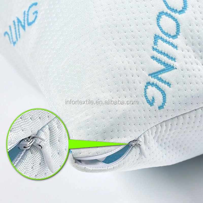 Encasement cooling pillow protector PE Cooling Fiber organic waterproof Anti-Dust Case pillow protector zipper