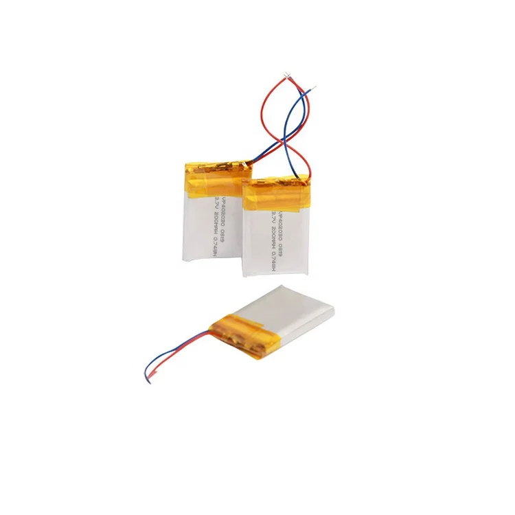Rechargeable VP402030 Lithium Polymer Cell  3.7V 200Mah Lithium Ion Battery For GPS MP3 MP4 Recorder