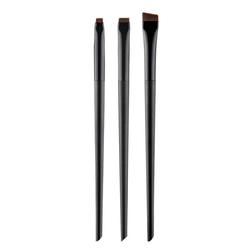 Feiyan Wholesale Custom Single Flat Eyeliner Makeup Brush Professional Cosmetics High Synthetic End Hair Eyebrow Definer Brushes