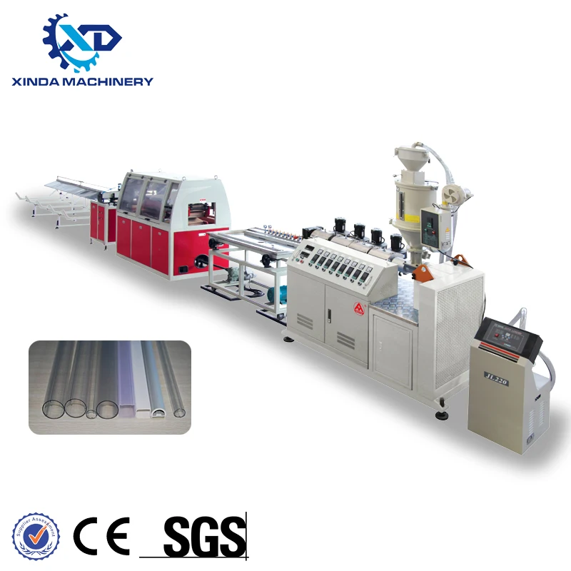 Automatic pvc pe plastic medical pipe making machine verified by CE SGS