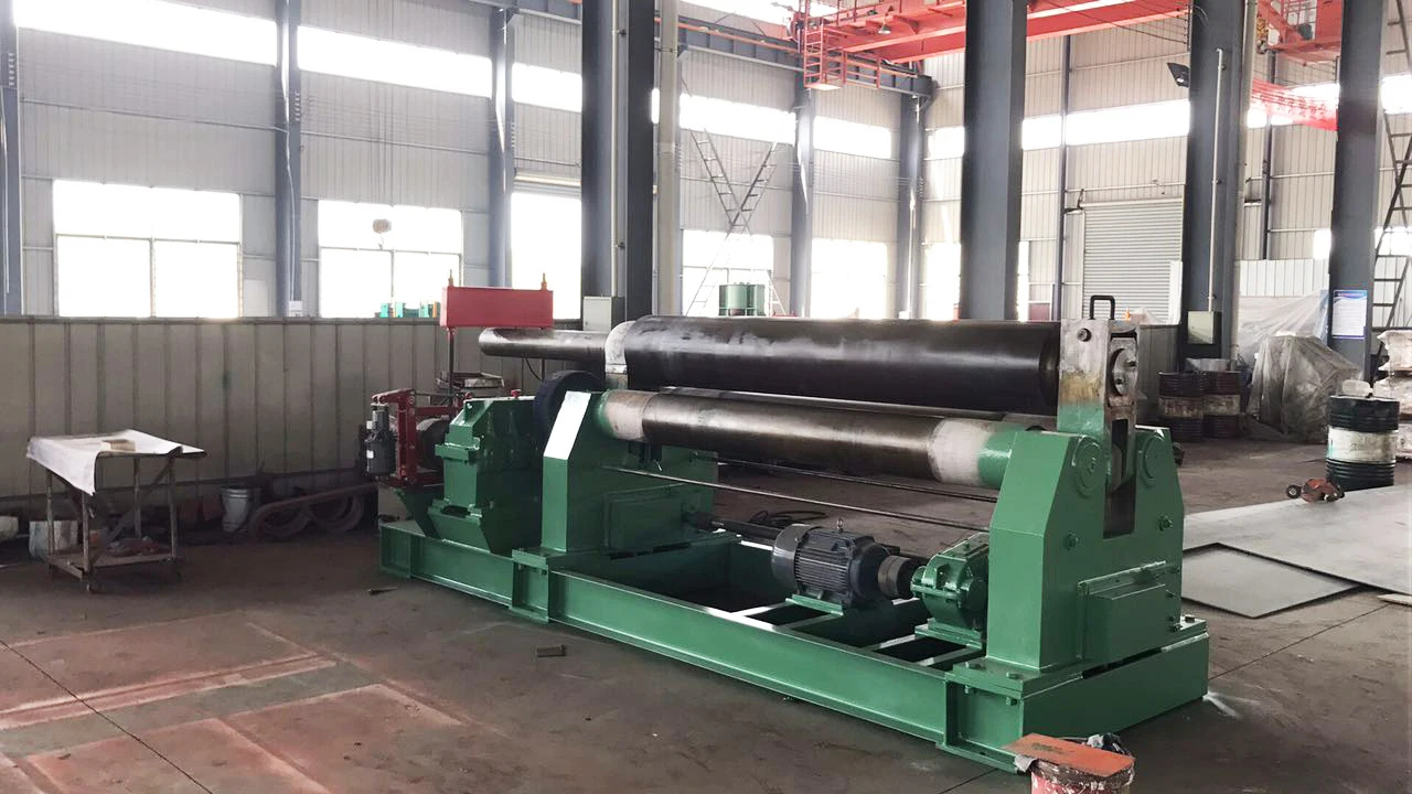 W11-30x2500  Mechanical Three Roller Symmetrical Plate Rolling Machine
