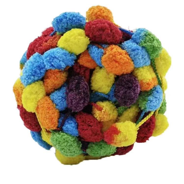 New product ball line hand knitting factory wholesale 100%polyester faux fur crocheting chenille chunky yarn fuzzy yarn
