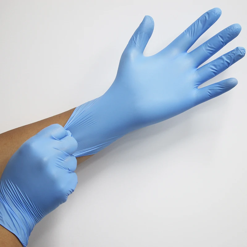 disposable vinyl Nitrle powder free glove disposable vinyl gloves food black dental gloves