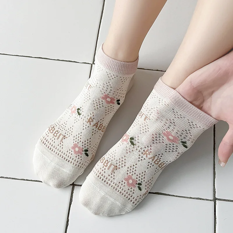 Summer Socks Womens Bamboo Candy Color Invisible Sock Sneakers Women Sports Socks