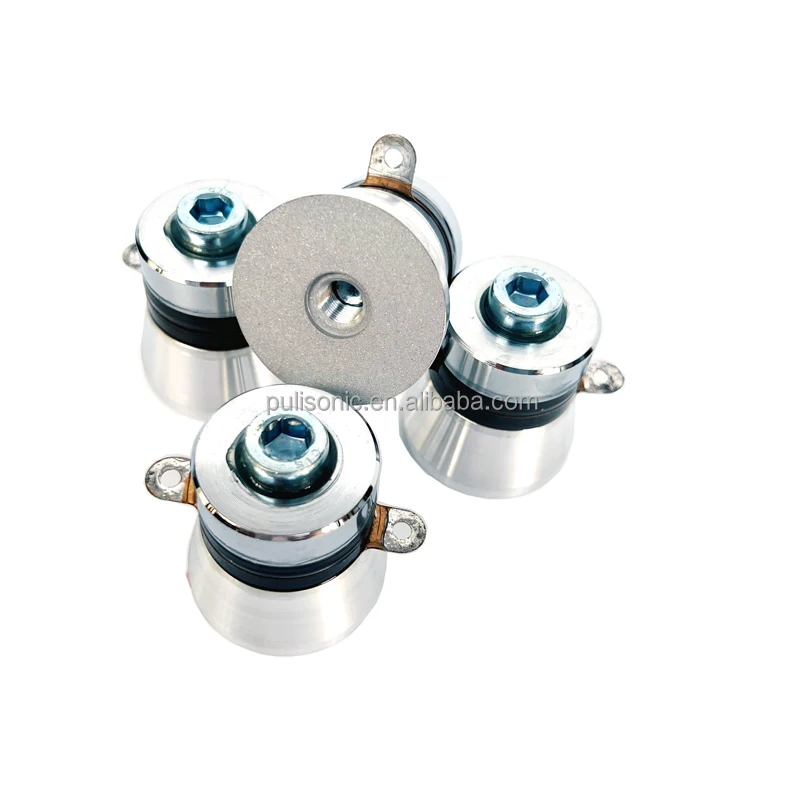 Piezoelectric Ultrasonic Transducer 40khz 50W For Ultrasonic Metal Ceramic Anilox Roller Cleaning Machine