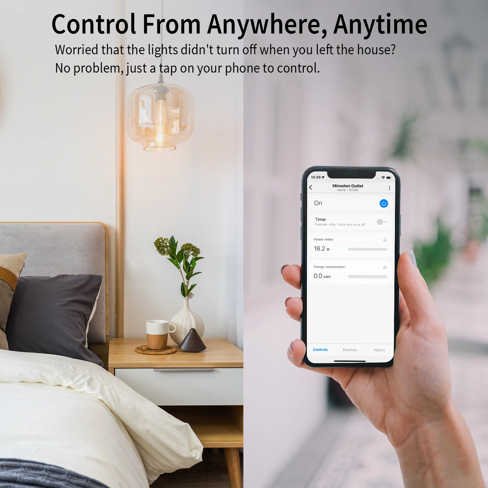 Z-wave Outlet Smart Mini Power Socket and Light Switch Extension Socket Z Wave Outlet with Smart Energy Monitor Home Automation