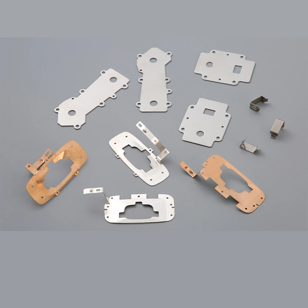 Stainless Steel Auto Parts Hardware Sheet Metal Fabrication with Shaped Steel Plate Spring Leaf Battery Pressed Clip Leaf Spring