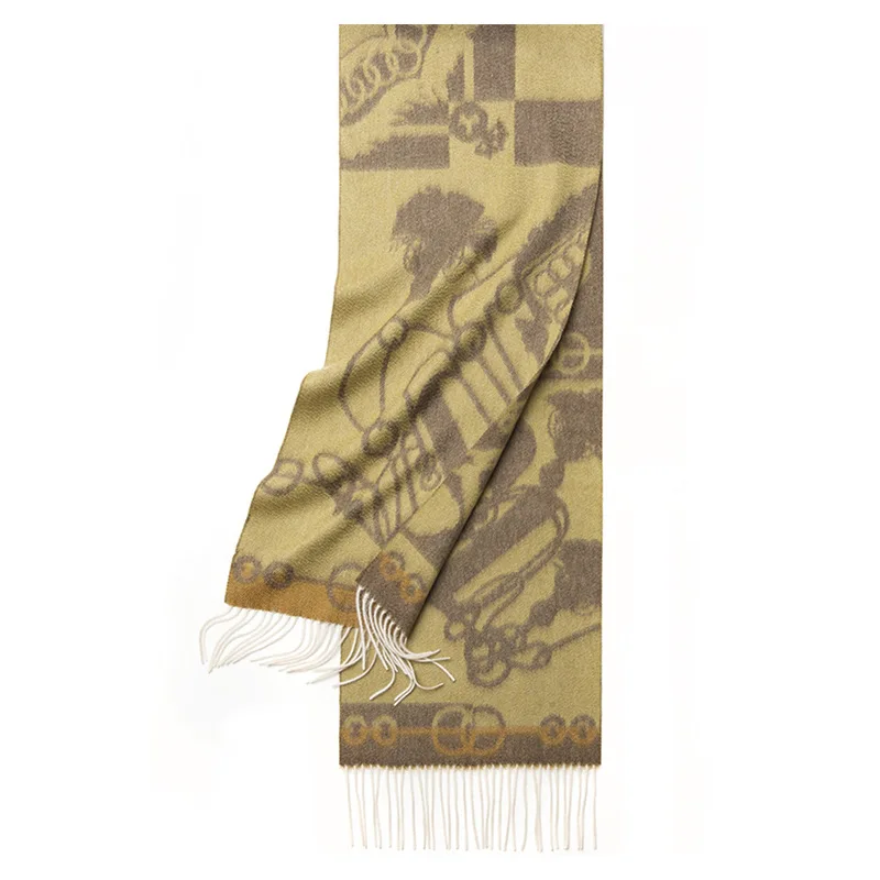 inner mongolian factory wholesale winter women jacquard cashmere scarf stoles custom tassel ladies men cashmere scarves shawl