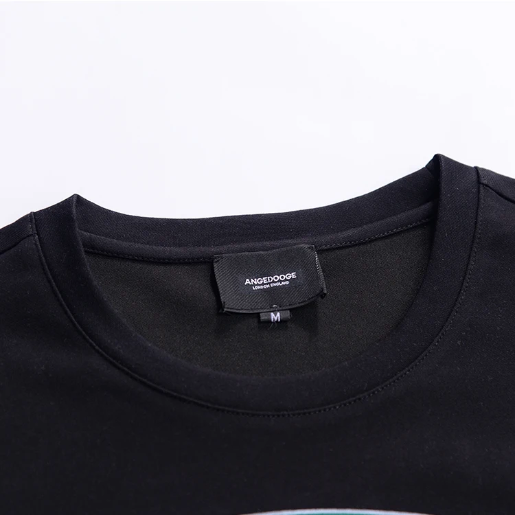 Одежда на заказ, Прямая поставка, одежда, мужские футболки с вышивкой тигра, футболка с вышивкой тигра