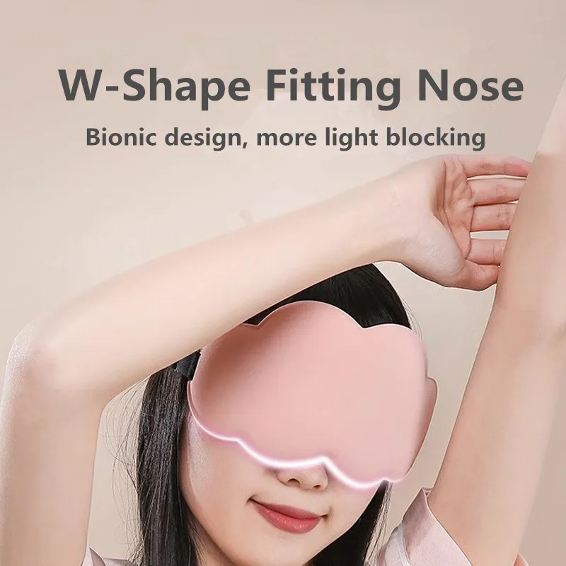Soft Cloud-Shaped Sleep Mask for Comfortable Rest and Eye Protection Perfect for Travel or Home Use