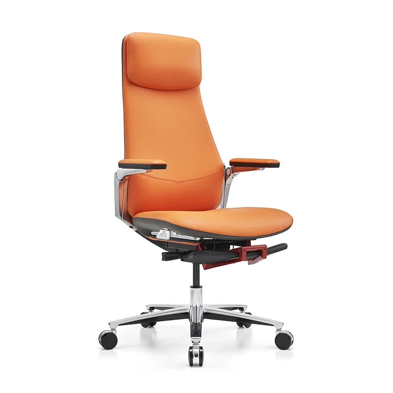 high end office furniture genuine top grain leather office chairs for boss and manager