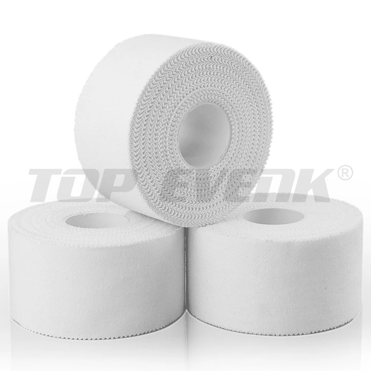 Athlete Trainers 3.8cm*13.7m Very Strong Easy Tear No Sticky Residue White Athletic Sports