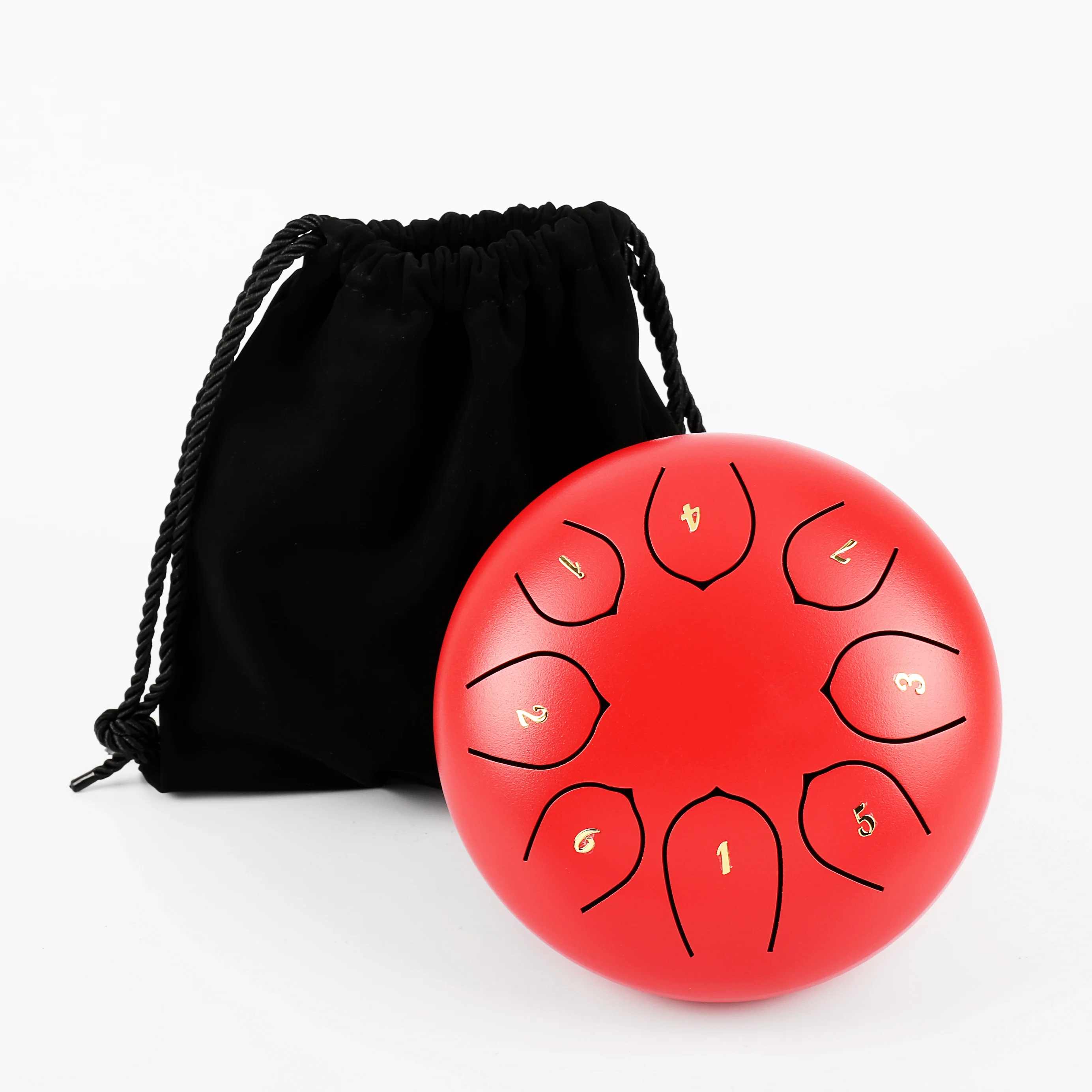 Производитель предлагает хорошее качество барабан Handpan 6 дюймов 8 тонов стальной с языком принимаются