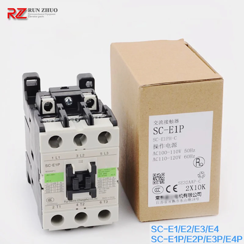Fuj* Elevator AC Contactor DC Contactor SSC-E1P E2P E3P E4P AC110V 220 Auxiliary Contactor Switch