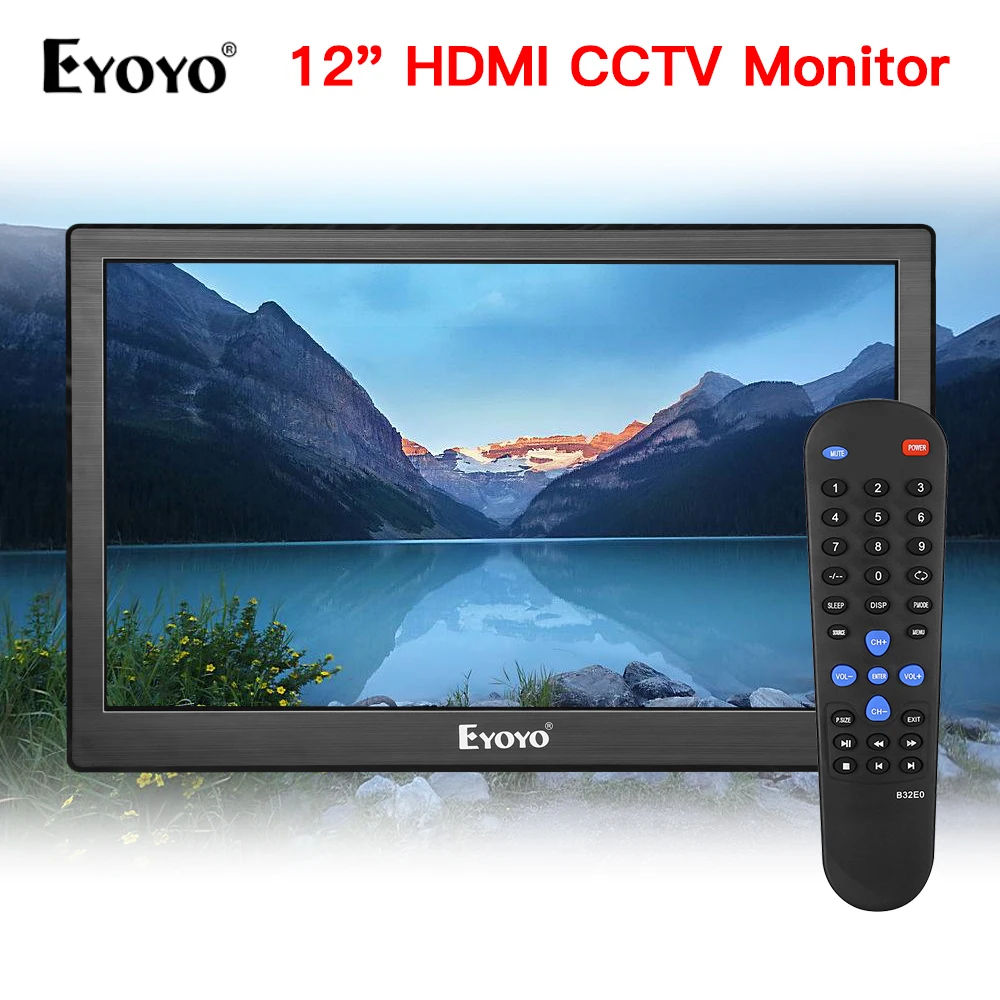  11 6 дюймовый ЖК-монитор 1366x768 w/ VGA BNC AV входы встроенный динамик Eyoyo портативный