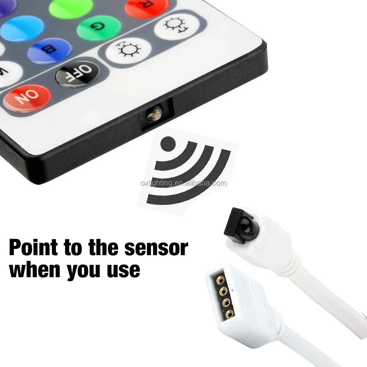 Led Controller 44 Key Lighting Control Ir Remote  Rgb Led Strip Light Controller Controlador for 5050 2835 RGB LED Strip