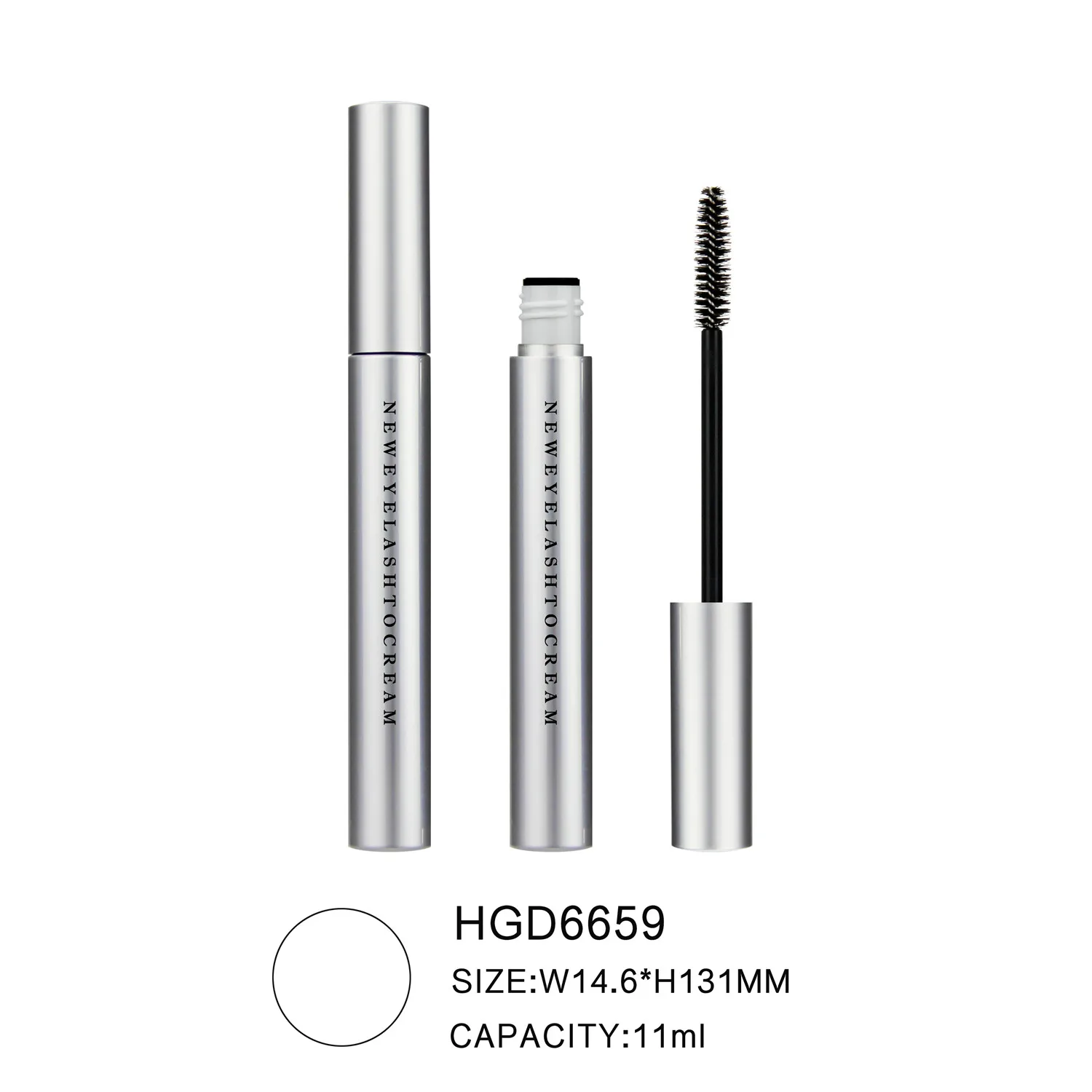 Hotsale Custom Empty Tubes Wand eyelash Eyebrow Packaging with Applicator Mascara Tube Bottle with Brush