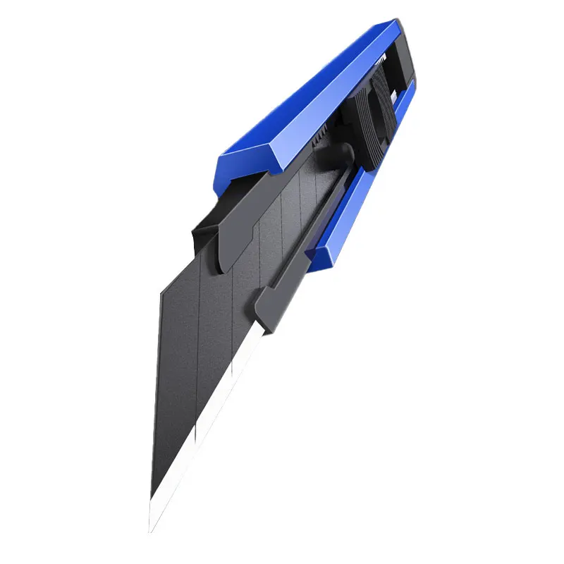 BTE Unique Design top quality Handy Knife Box Cutter 90mm Black Blade Various colors Safety Handy Retractable Utility  Knife