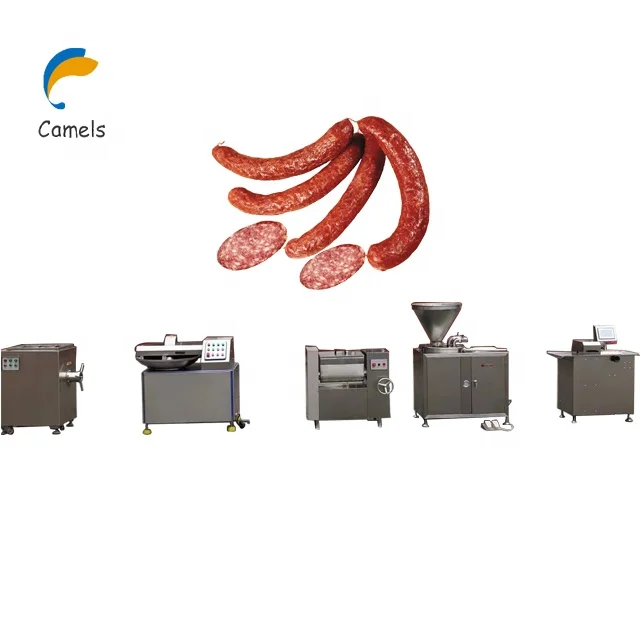 High Quality Hydraulic Sausage Making Stuffer And Twist Production Line Machine