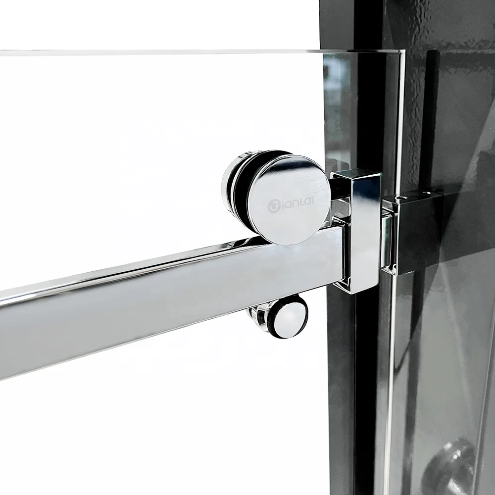 Easy Installation Modern Sliding Hinge Pivot Tempered Glass Home Hotel Bathroom Fittings Shower Enclosure Kit