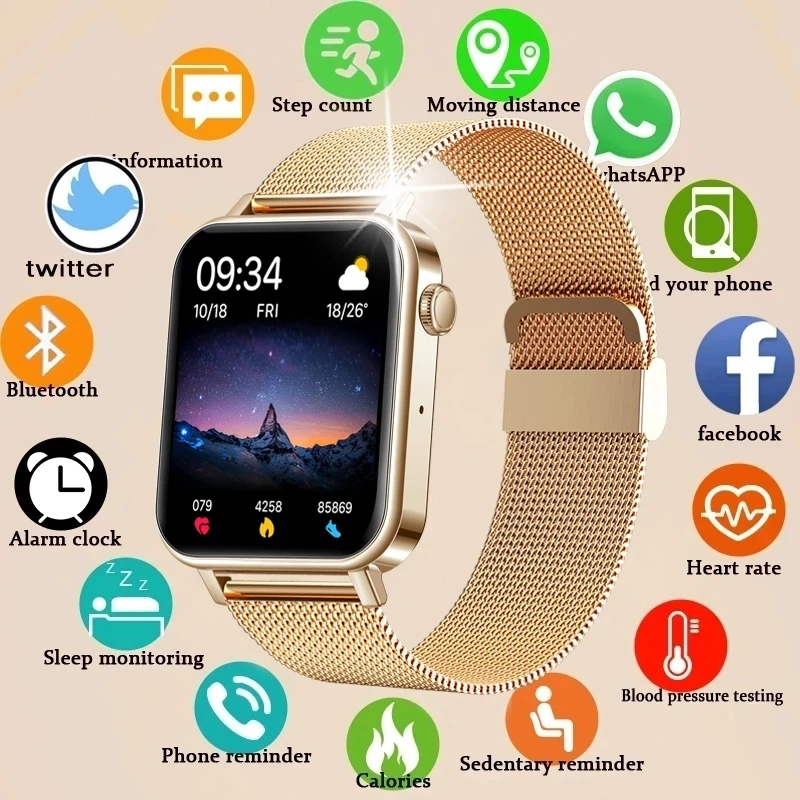 Hot Selling Factory smartwatch fitness Direct Waterproof BT Call Smart Watch watches Big Screen men manufacturer custom logo sdk