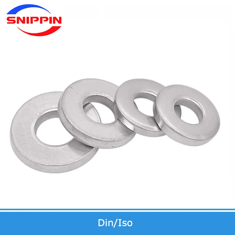 DIN7349 MM3 M4 M5 M6 M8 M10-M30 304 Stainless Steel Heavy Duty Flat gasket heavy-duty Machine Plain Washer thick washers SUS304