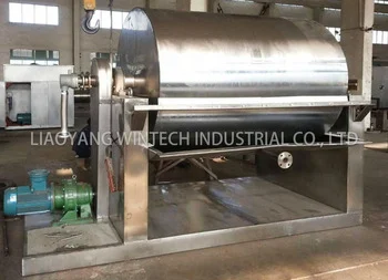 Industrial Instant Baby Food Double Drum Dryer Active Dry Beer Yeast Rotary Drum Scraper Dryer