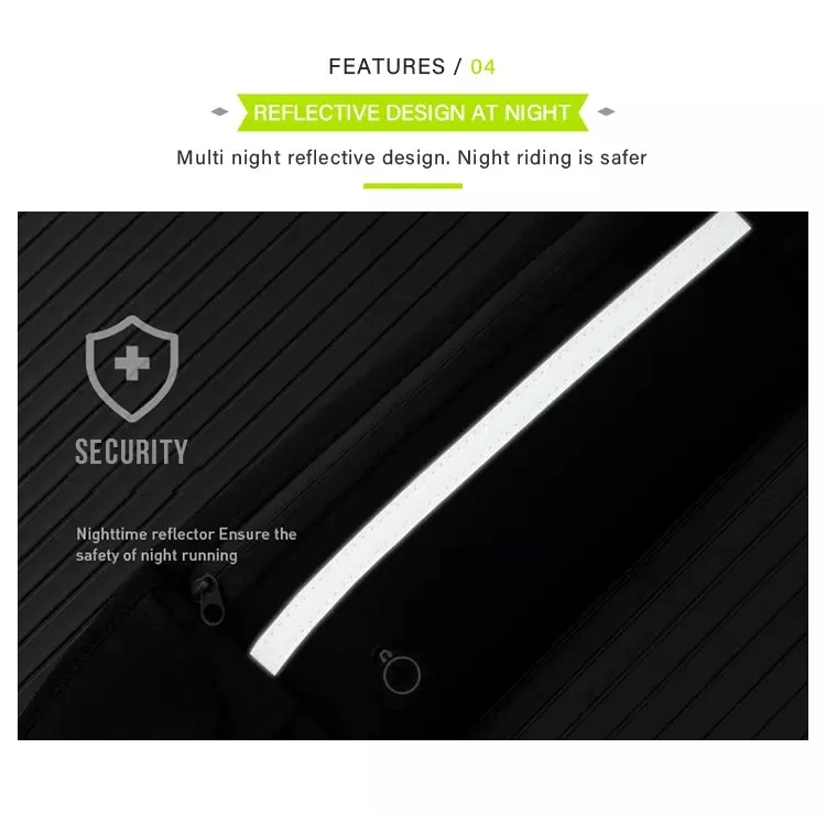 Outdoor Neoprene Elastic Cycling Phone Pouch Sport Fanny Pack Men Women Running Belt Waist Bag With Water Bottle Holder