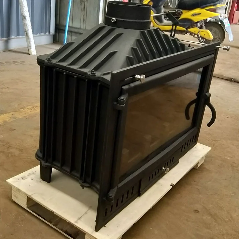 High-quality steel material made of solid fuel wood decorative flame burning fireplace