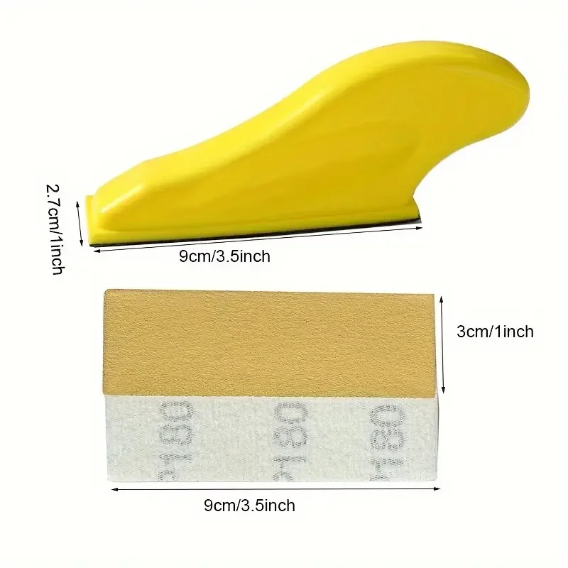 71 PCS Hand Sanding Block Kits  Sanding block hook and loop Belt sanding block for Woodworking,Metal and Car Body Paint
