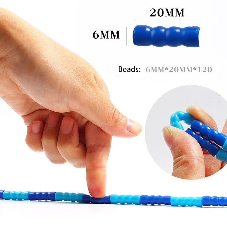 nylon beaded jump rope