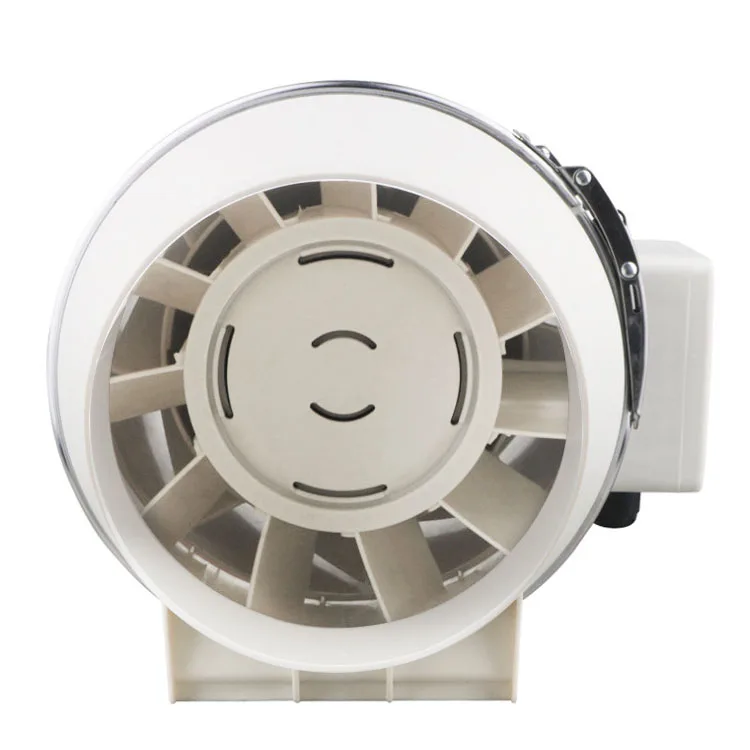 
6 inch inline duct fan plastic extractor bathroom ceiling ventilation pipe exhaust fan 220V booster turbo fan ventilator 150mm 