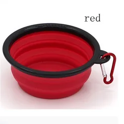 Hot Sell Amazon Collapsible Dog Bowl Foldable Expandable Cup Dish For Pet Cat Food Water Feeding Portable Travel Bowl