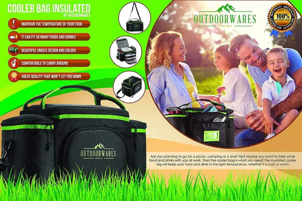 Тепловая портативная водонепроницаемая сумка-тоут для ланча и пикника