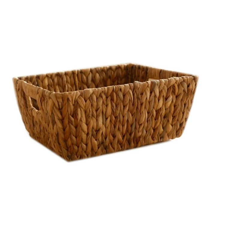 2023 handmade rattan storage  fruit  wicker basket candy snack weaving household toast basket