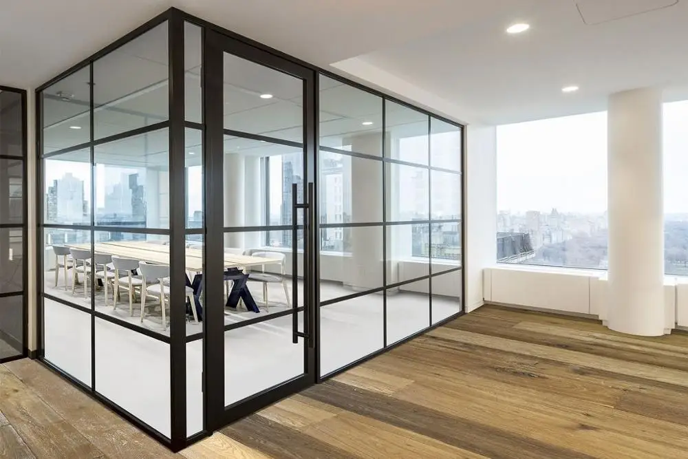 Good price china suppliers aluminium frame office glass partition wall
