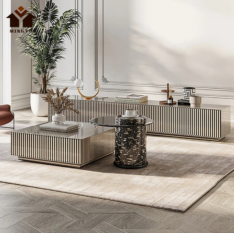 Best Selling Home Decoration Wholesale TV Stand Villa Lounge Furniture Wooden New TV Cabinet