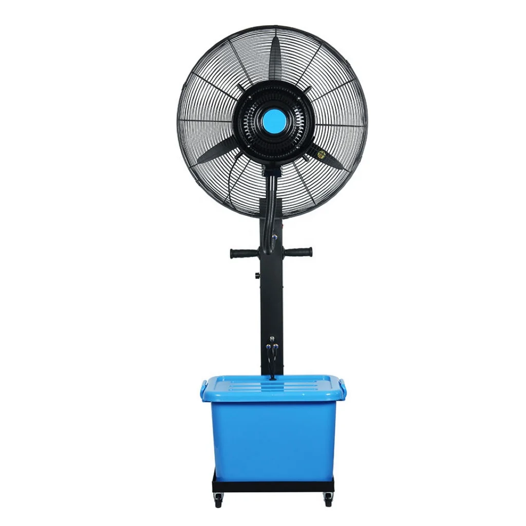 Portable fan Handheld Desk Use Battery plastic mini water spray fan Mist Fan