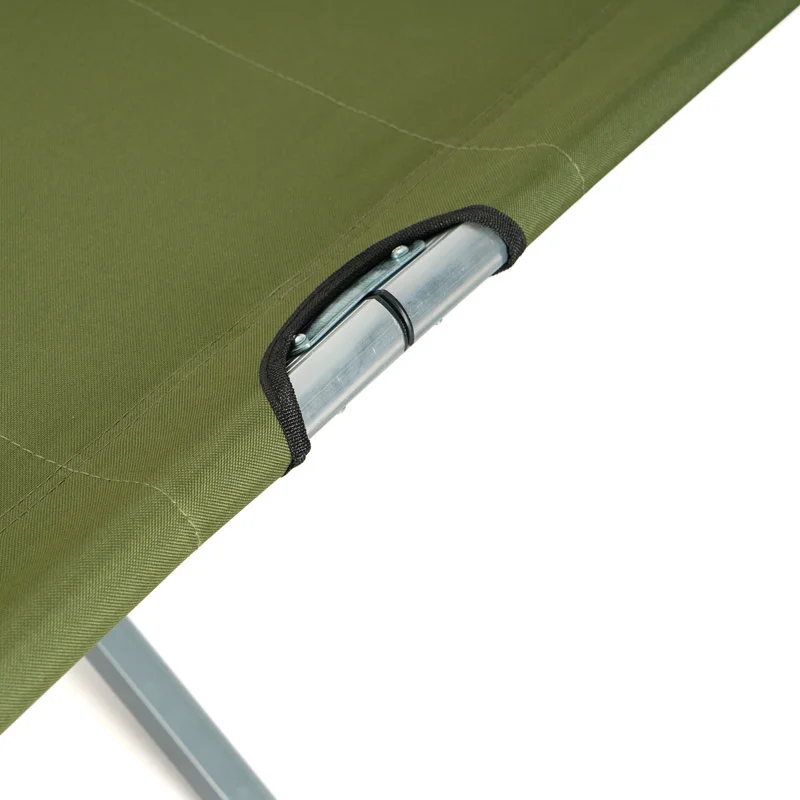 HITREE Portable Folding Camping Beach Bed Cot Adjustable Folding Sleeping Stretcher Camping Bed