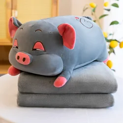 50cm-60cm 2022 New Pillow Summer Quilt Child  Stuffed & Plush Toy Animal Pig Husky Lion Unicorn Avocado Air Conditioning Blanket