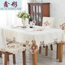 hot selling 2022 Fancy Tablecloth Embroidered Table Cloth Wholesale Modern Table Cloth turkish table cloth embroidered