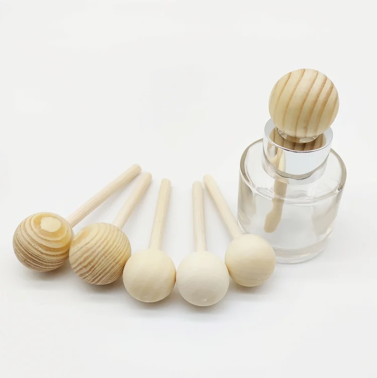 Fragrance Oil Decoration Replacement Wood Ball Wood Beads Reed Diffuser Sticks