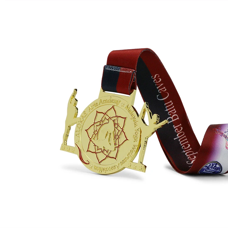 Wholesale Cheap Design Your Own Blank Zinc Alloy 3D Gold Award Marathon Running Custom Metal Sport Medal