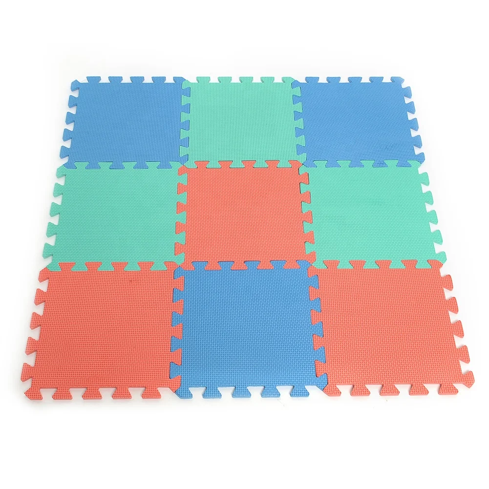 EVA solid color wholesale cheap price eva Baby puzzle mat  foam kids puzzle jigsaw tiles baby play mat interlocking Baby puzzle