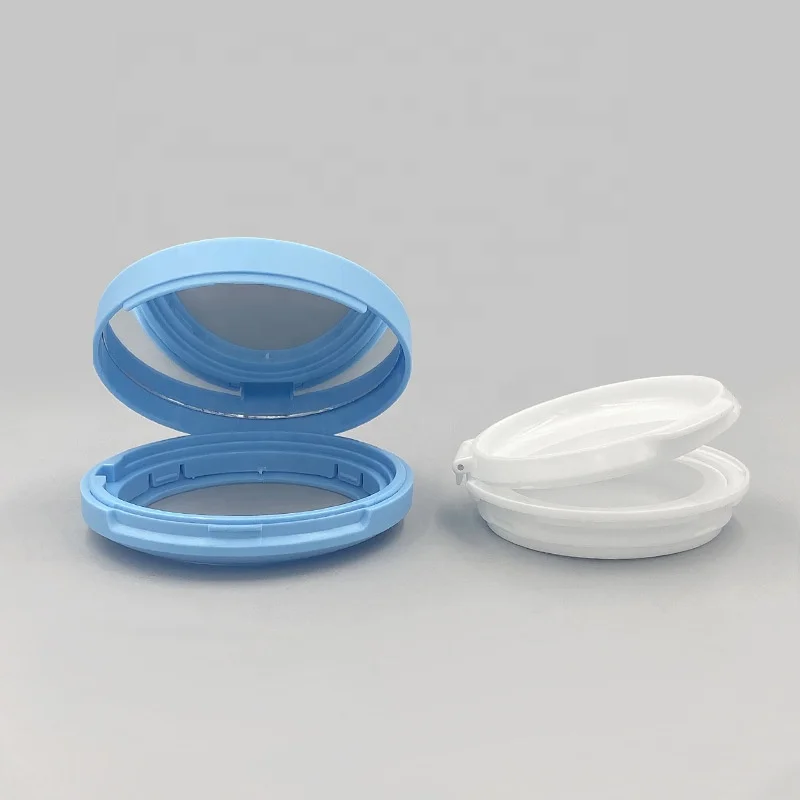 Luxury best price low height thin cosmetic air cushion bb case compact makeup container cosmetic compact