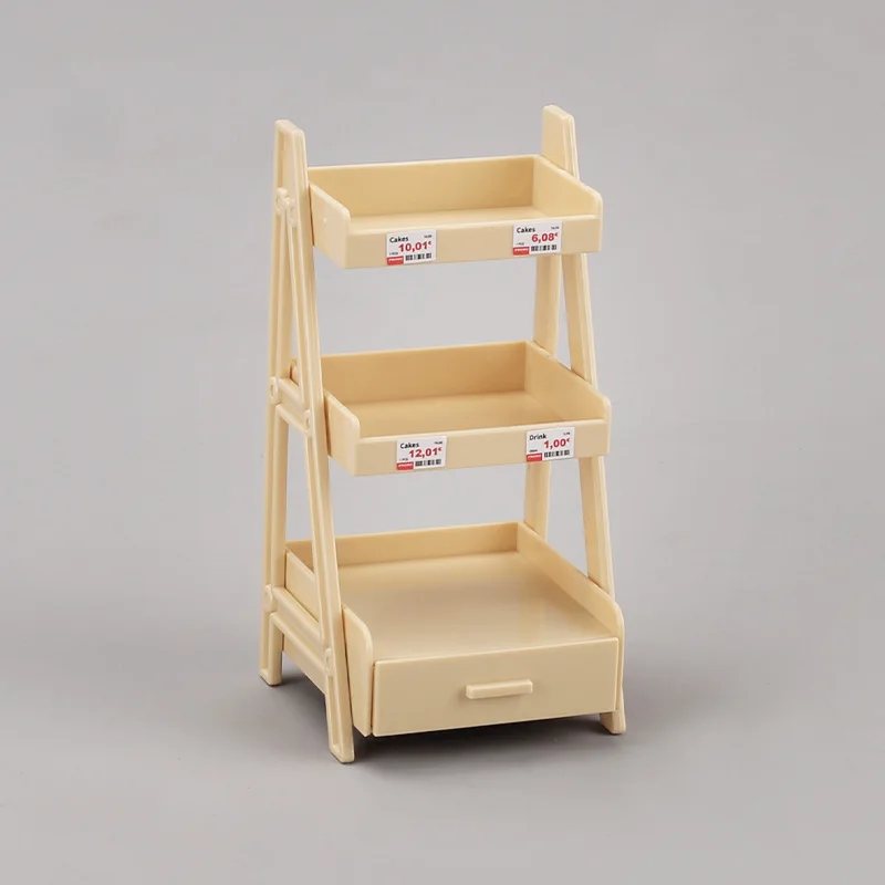 Miniature Flower Stand Shelves Small Model Dollhouse Diy Simulation Furniture