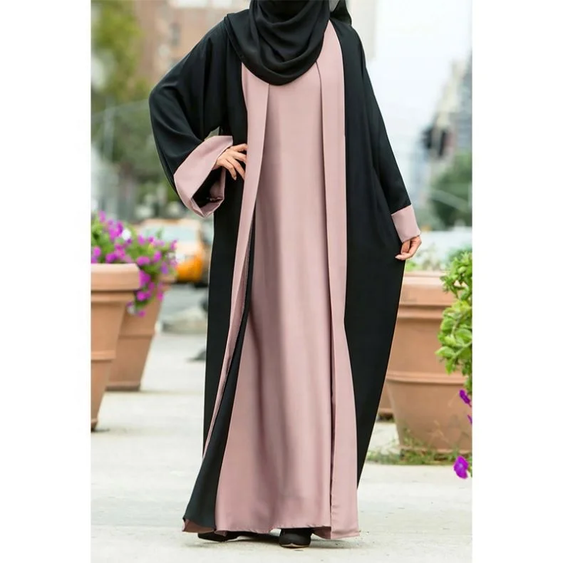 Modest Women Abaya Dubai Kaftan Islamic Clothing Luxury Abaya Long Muslim Women Dress