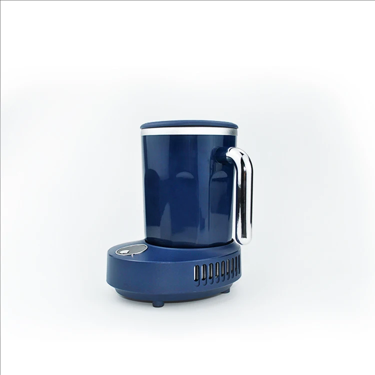 
Drop Shipping Household Hot Drink Cup Reusable Navy Blue Car Cooling And Heating Smart Cup For Carbonated Drinks 