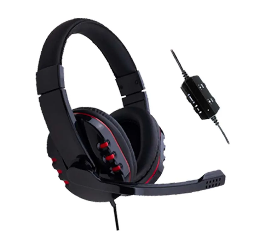 4 in1 Gaming Headphone 3D Stereo Headset With Mic and Light for PS4 for Xbox360 for Windows PC and for Mac